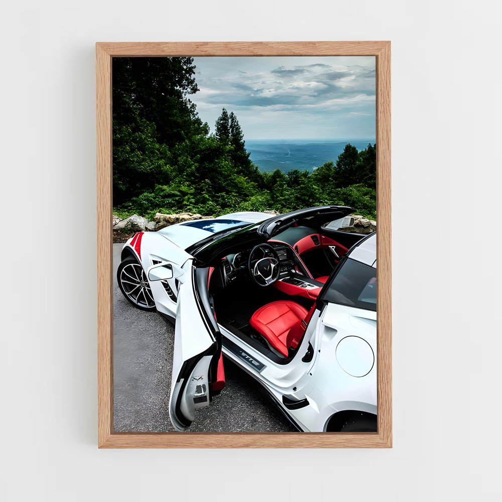 Poster Corvette Récit de Vitesse – affiche Chevrolet (vue 4)